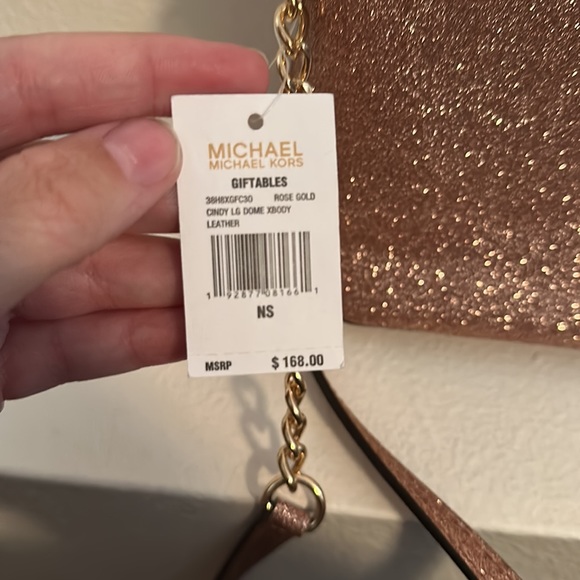 MK sparkly rose gold crossbody - Picture 3 of 5